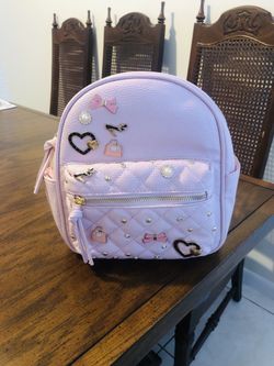 Pink small backpack