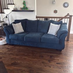 Blue couch