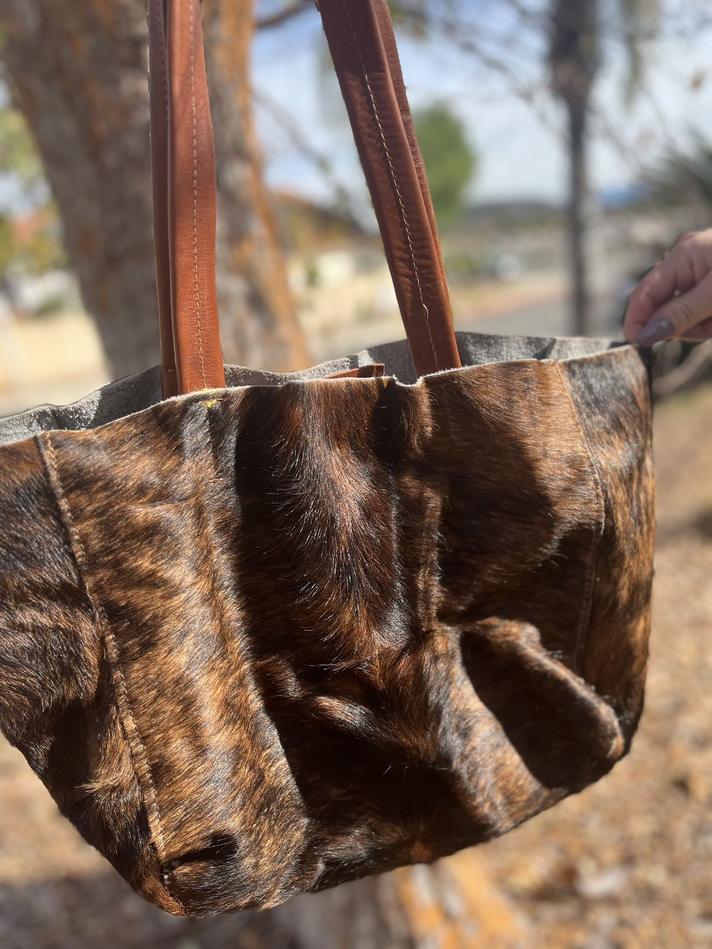 Genuine Cow Hide Leather Purse