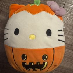 Hello Kitty Pumpkin Plushie