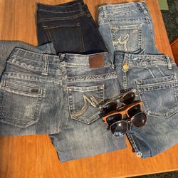 Women Size 1,2,3 Short Jeans Name Brand
