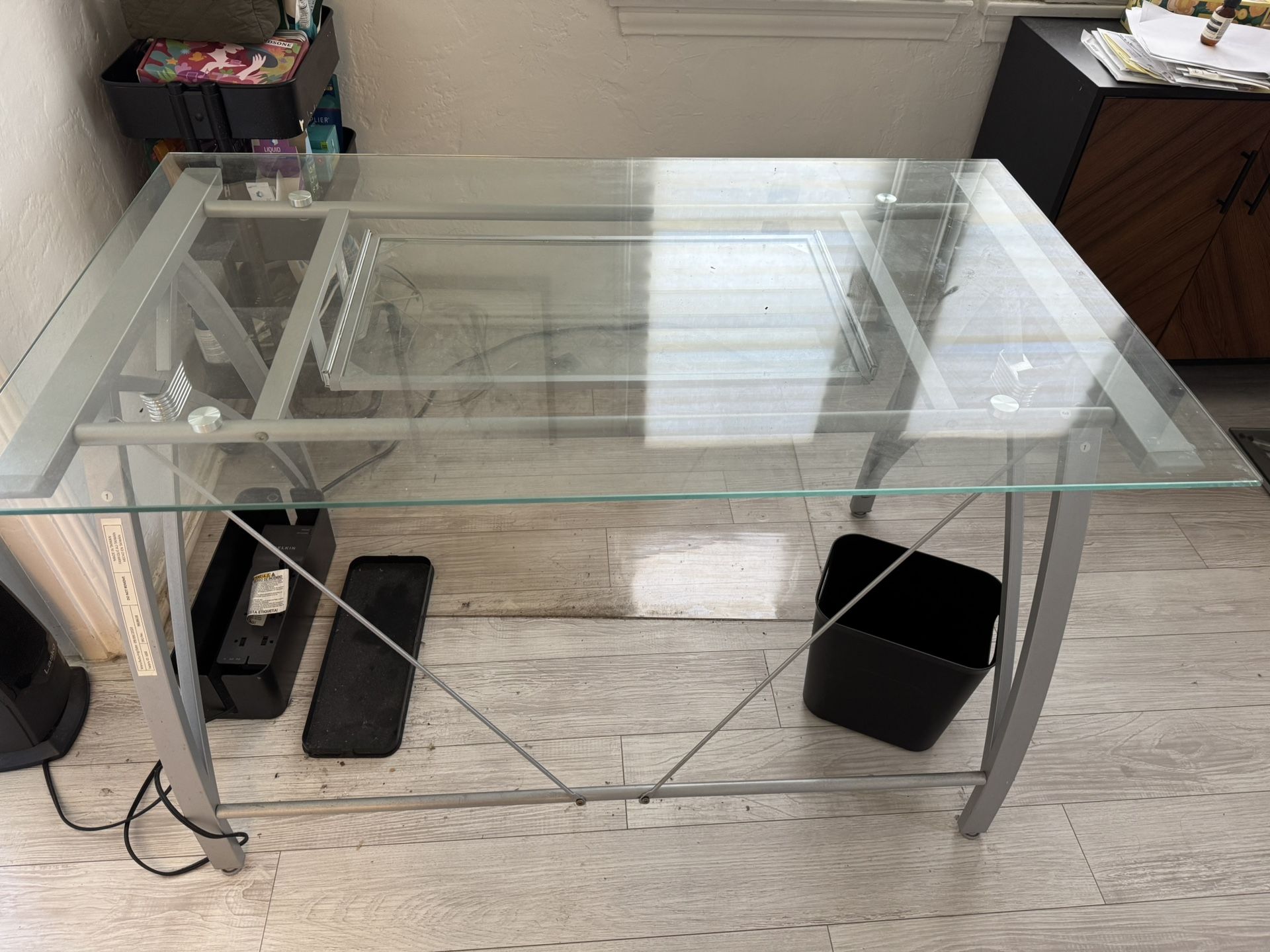 Glass Table Desk