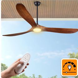 New - 72" Wood Propeller Ceiling Fan