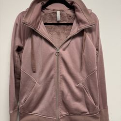 Athleta Triumph Luxe Shine Hoodie Jacket