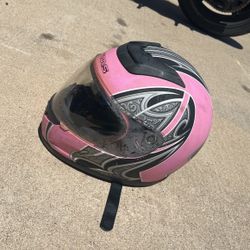 Motorcycle Helmet Female Pink
