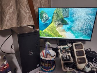 Dell Desktop i5 8gb 1tb with View Sonic monitor