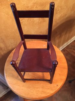 Miniature Wood Collectors Chair