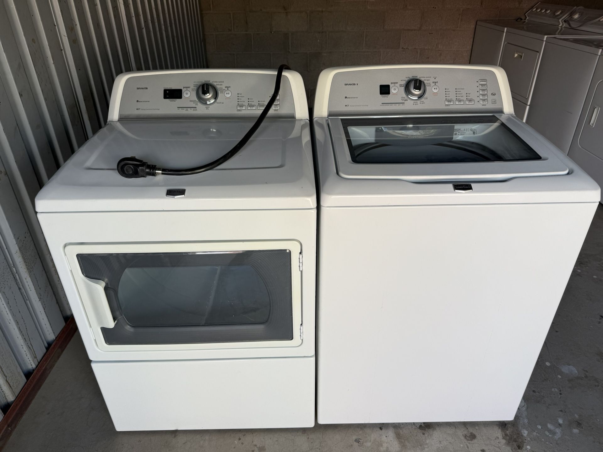 MCT  Maytag  Washer and electric dryer 