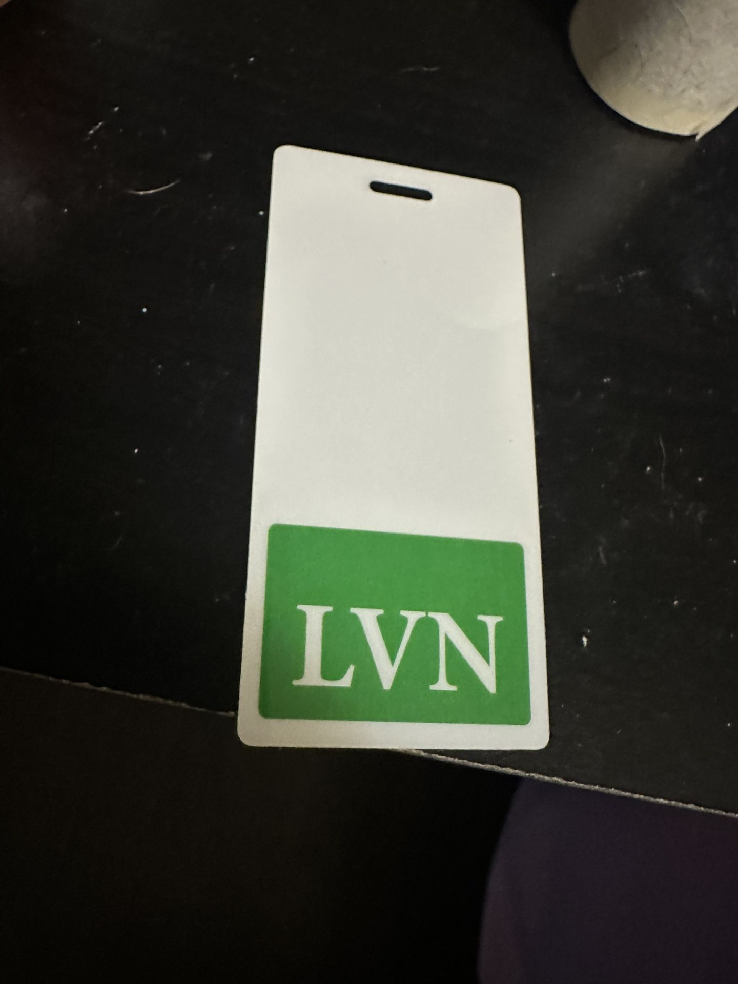 LVN Name Badge Tag Nurse