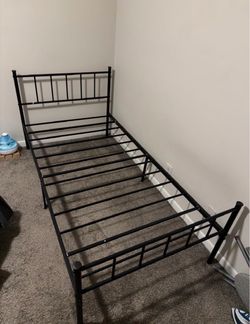 Twin metal bed frame