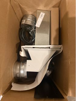 Imperial R2 Pro Range Hood Wall Vent Kit (3¼" x 10") with Duct Connectors