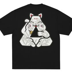 Palace Lucky Cat P3 T-Shirt Black XL SS26