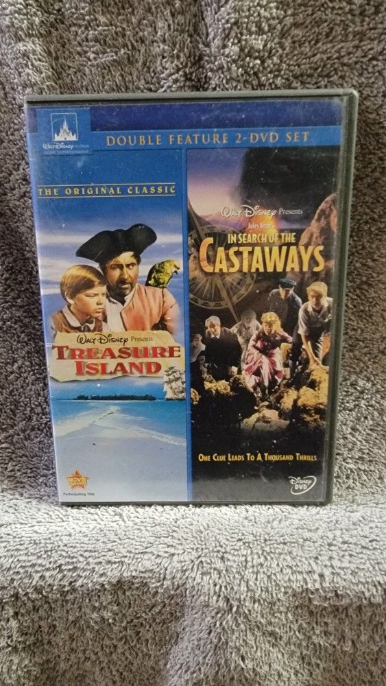 Treasure Island and In Search Of the Castaways Double Feature 2 Movie DVD Set