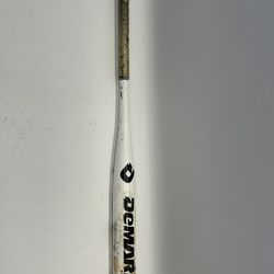 DeMarini Bruiser 34" 26 oz Single Wall Softball Bat White Dx1 Alloy