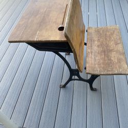 Vintage School Desks 