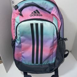 adidas Girl's Rose Tone Pink/Grey Young Creator 2 Laptop Medium Backpack