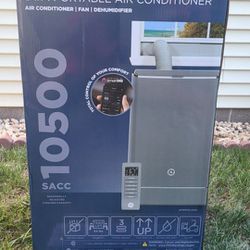 GE Appliances Smart Control 3 In 1 Portable Air Conditioner (AC, Fam, Dehumidifier)
