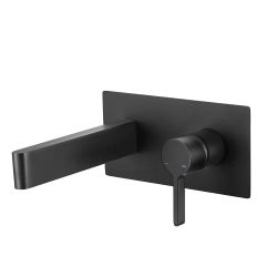Single Handle Wall Mounted Modern Bathroom Sink Faucet