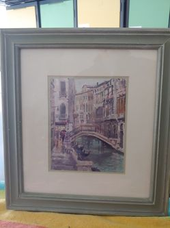 Framed picture of Venice Italy