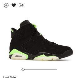Air Jordan 6 Retro Electric Green