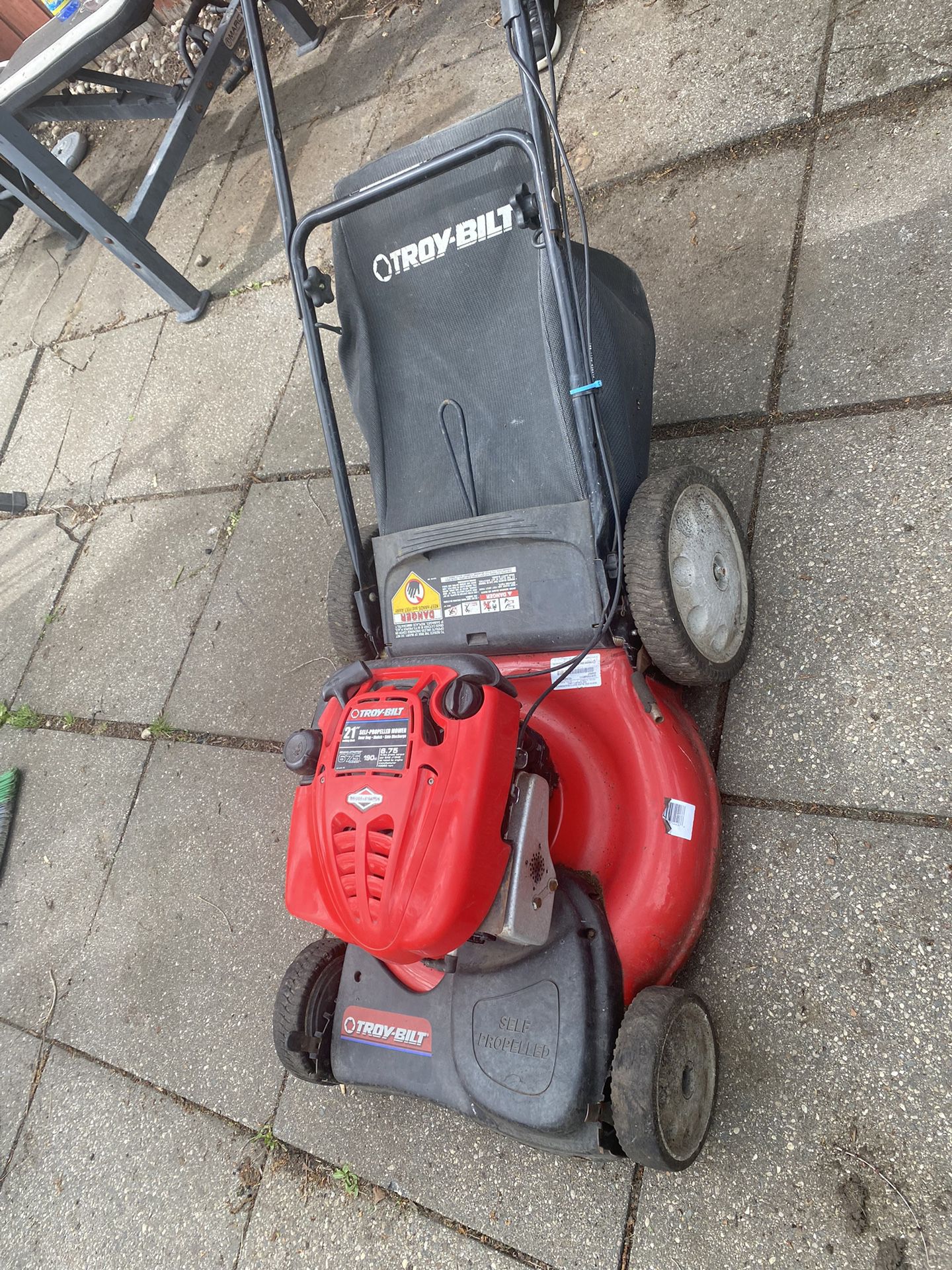 Lawn Mower With Bag