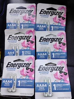 24 Energizer Ultimate Lithium AAA Batteries 
