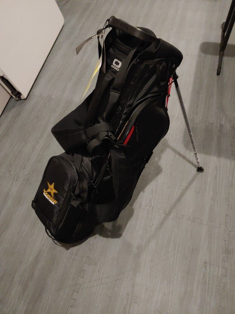 Brand New - Ogio Fuse 4 Black Golf Bag with Rockstar Energy Drink Logo