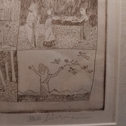 Entitled Talis Of India Artist Proof Signed Lower Right Corner Ritual/ Occult Engraving  26" Wide  20.5" Tall 