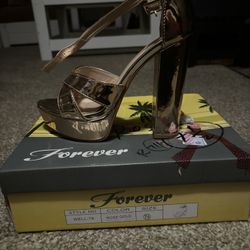 Gold Wedge Heels