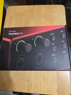 Focusrite Scarlett 4i4 4th Gen