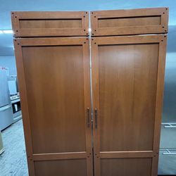 Sub Zero Built In Panel Ready Column 60” Wine Cooler Set 