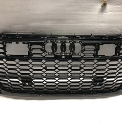 2020 2021 2022 2023 AUDI RS6 RS7 CENTER GRILL BLACK GLOSS