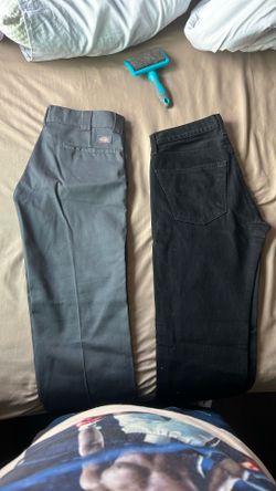 Dickie Pants Grey And 501’s Black 32x30