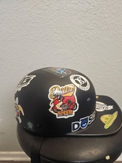 Mike's Pro Lids Black Baseball Cap Motorcycle Helmet