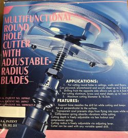Multifunctional Round Hole Cutter