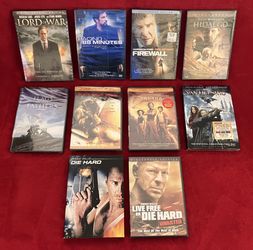 Lot NEW & SEALED LORD OF WAR 88 MINUTES BLACK HAWK DOWN DIE HARD HIDALGO SAHARA Action‼️ Entire OOP DVD TARGET Collection MUST GO ‼️