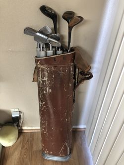 Vintage Golf Clubs Plus Rare Putter 
