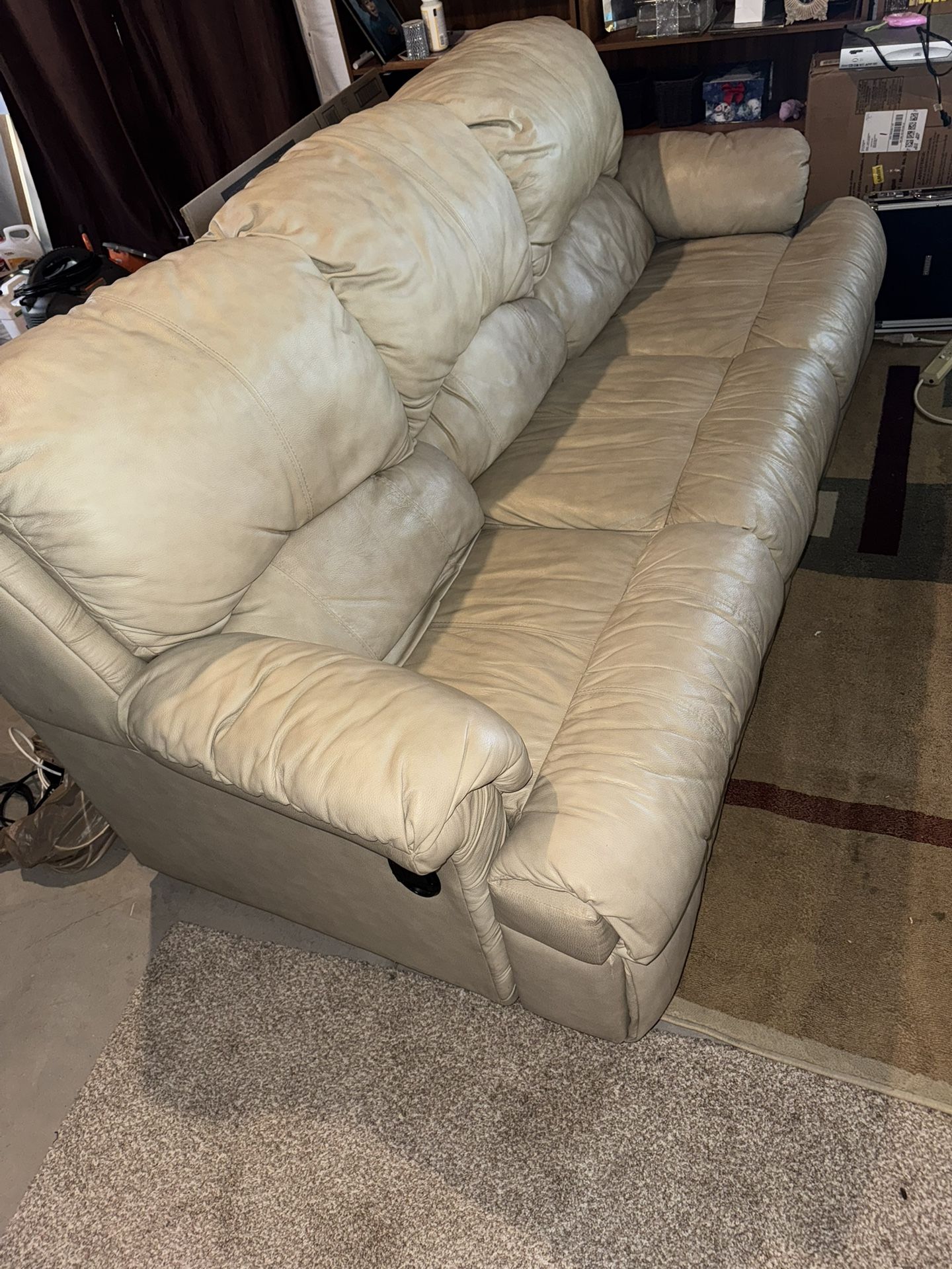 Leather Sofa With Loveseat