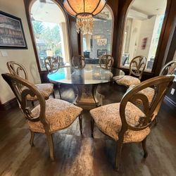 Elegant 8 Chair Dining Set