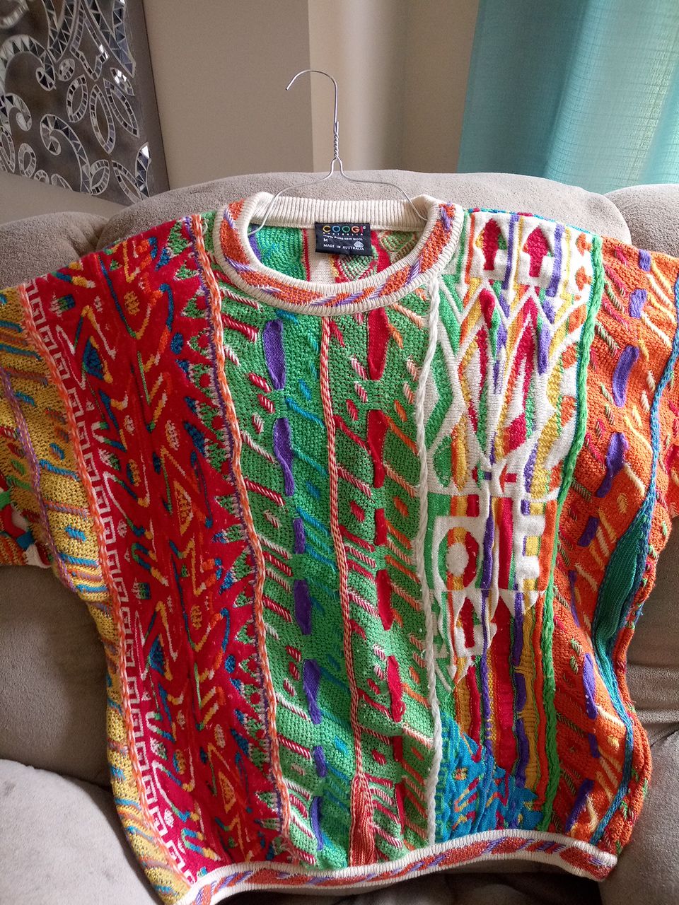 Coogi sweaters (2size M purple one large) "EXTREMELY VINTAGE/RARE" A+Quality