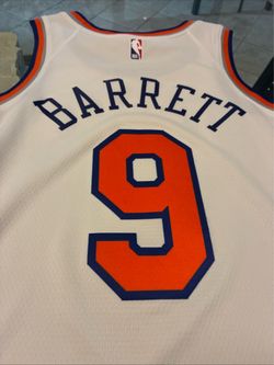 2019 Mens New York Knicks RJ Barrett #9 Swingman White Jersey Nike 44