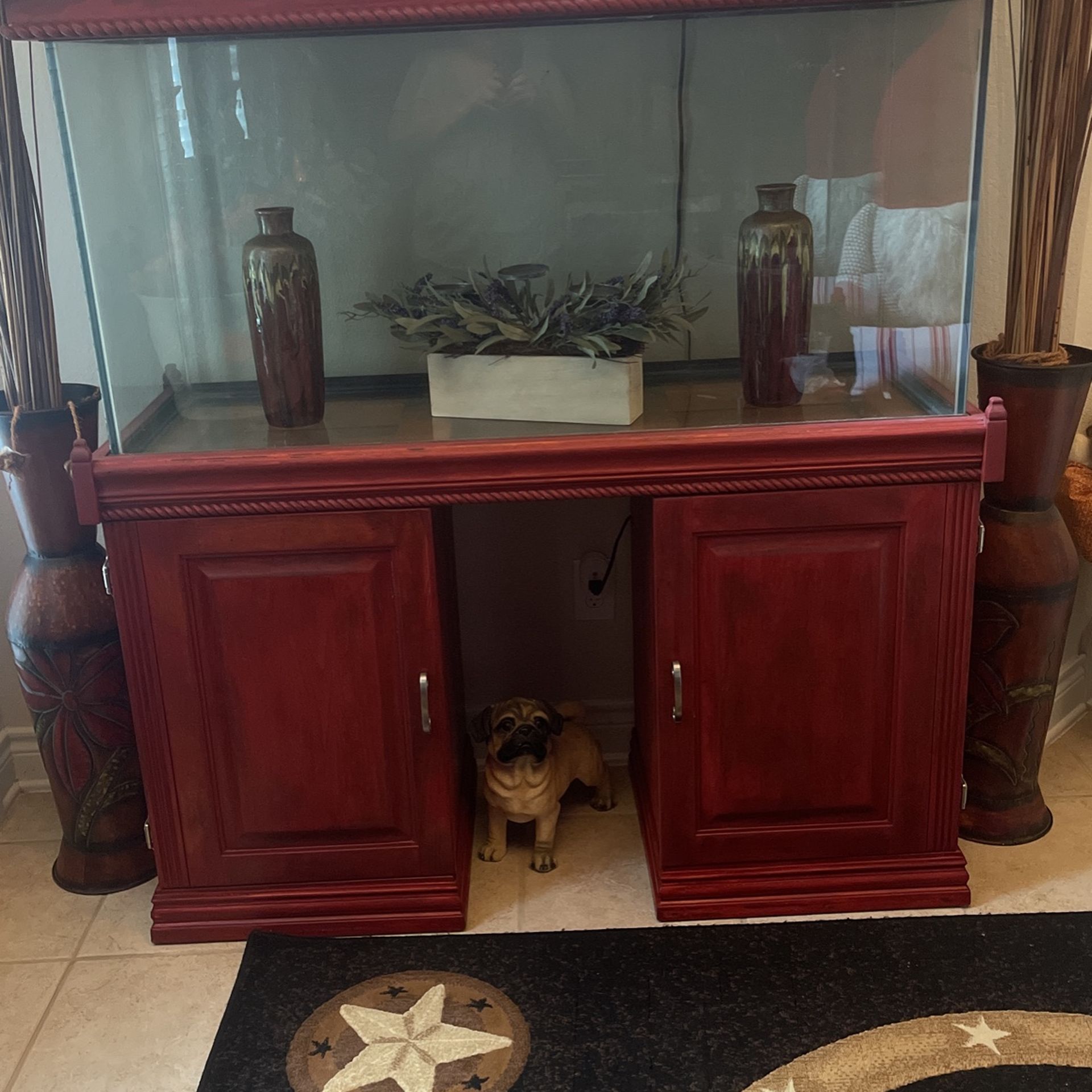 Solid Wood Fish Tank