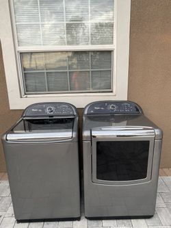 Whirlpool XL Washer And Dryer Set (30 Day Warranty)