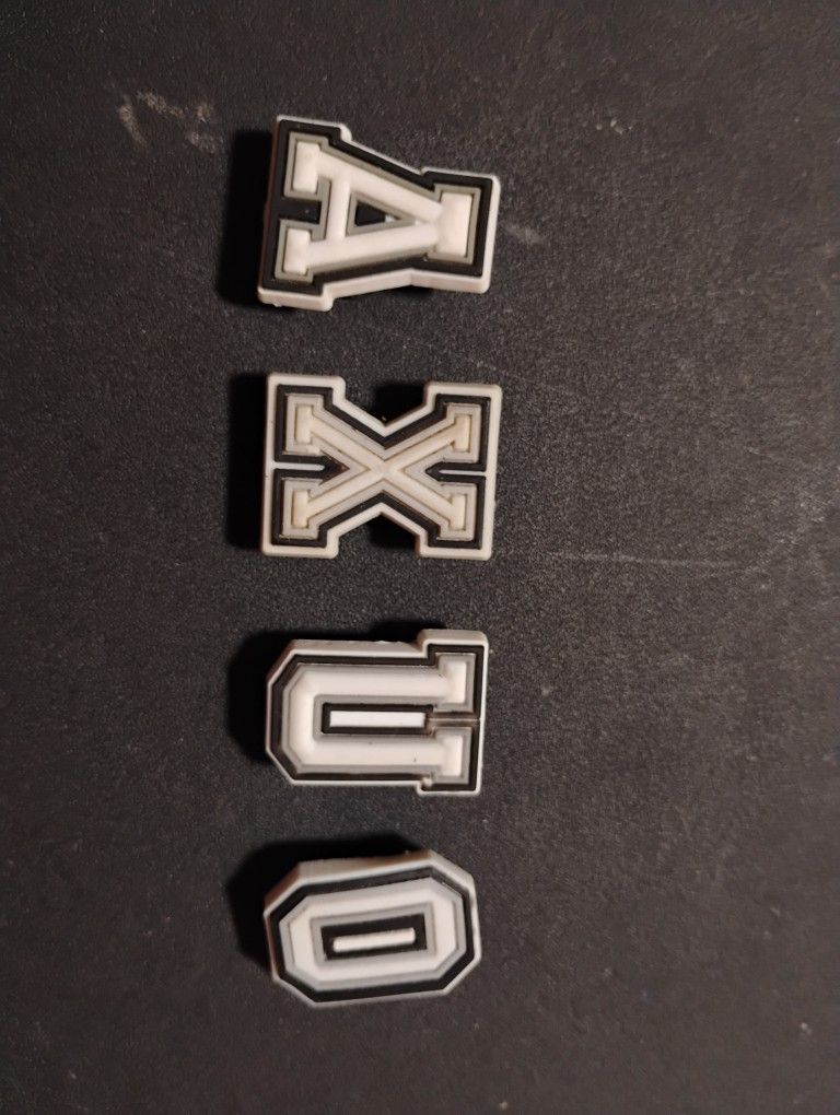 Letter Croc Charms