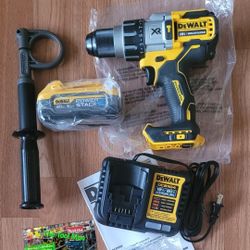 Dewalt 20v XR Brushless Cordless 3 speed Hammer Drill, 5ah Powerstack Battery and Charger $190 Firm Pickup Only 