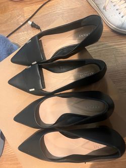 BUNDLE DEAL: 2 Pairs of Alfani Black Pointed Toe Shoes (Women's Size 9.5M)