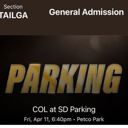Parking Padres Vs Rockies Friday 4/11