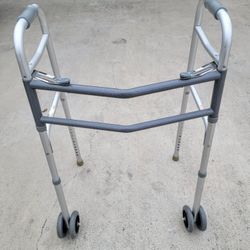 DAYS ALUMINUM BARIATRIC WALKER WITH DUEL WHEELS