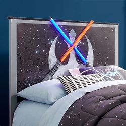 Star Wars Kids Star Wars Lightsaber Gray 3 Pc Full Panel Bed