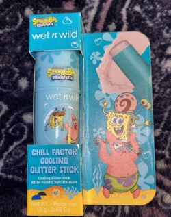 Wet n Wild SpongeBob SquarePants Chill Factor Cooling Glitter Stick